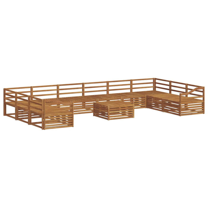 Seturi de canapele 11 pcs natural Lemn Solid de Acacia - WALTI WALTI