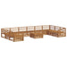 Seturi de canapele 11 pcs natural Lemn Solid de Acacia - WALTI WALTI