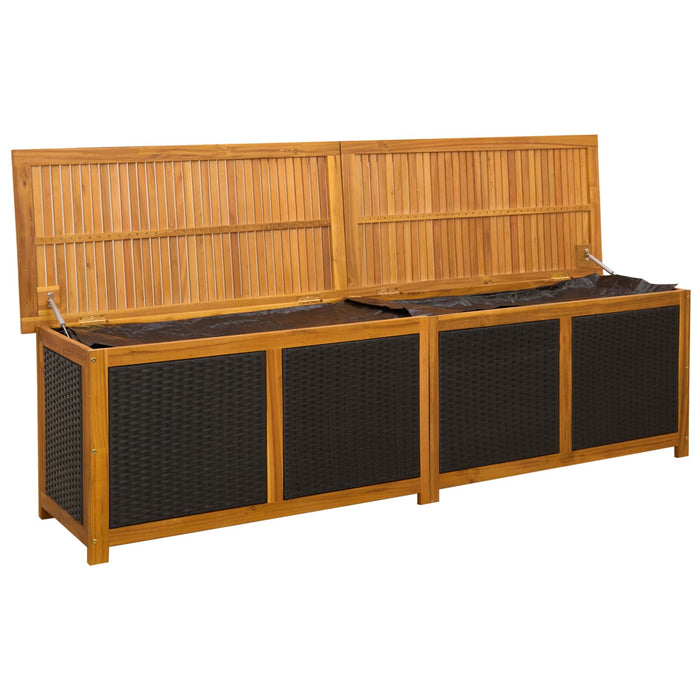 Cutie de depozitare pentru grădină 185 L Lemn Solid de Acacia - WALTI WALTI