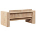 Canapea de grădină natural 134 x 60 x 62 cm Lemn de pin masiv - WALTI WALTI