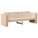 Canapea de grădină natural 185,5 x 60 x 62 cm Lemn de pin masiv - WALTI WALTI