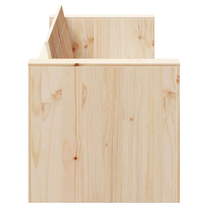 Canapea de grădină natural 185,5 x 60 x 62 cm Lemn de pin masiv - WALTI WALTI