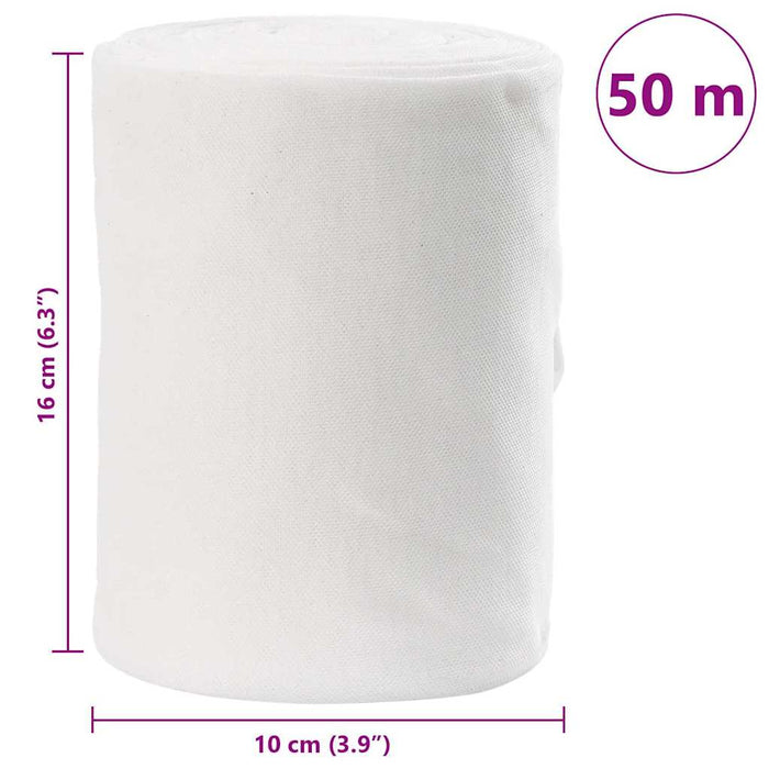Teava de Drenaj Alb 16 x 5000 cm țesătură - WALTI WALTI