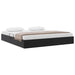 Pat cu storage Negru 183 x 213 cm Piele artificială - WALTI WALTI