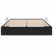 Pat cu storage cu depozitare Negru 135 x 190 cm Catifea - WALTI WALTI