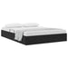 Pat cu storage cu depozitare Negru 135 x 190 cm Catifea - WALTI WALTI