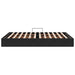 Pat cu storage cu depozitare Negru 135 x 190 cm Catifea - WALTI WALTI