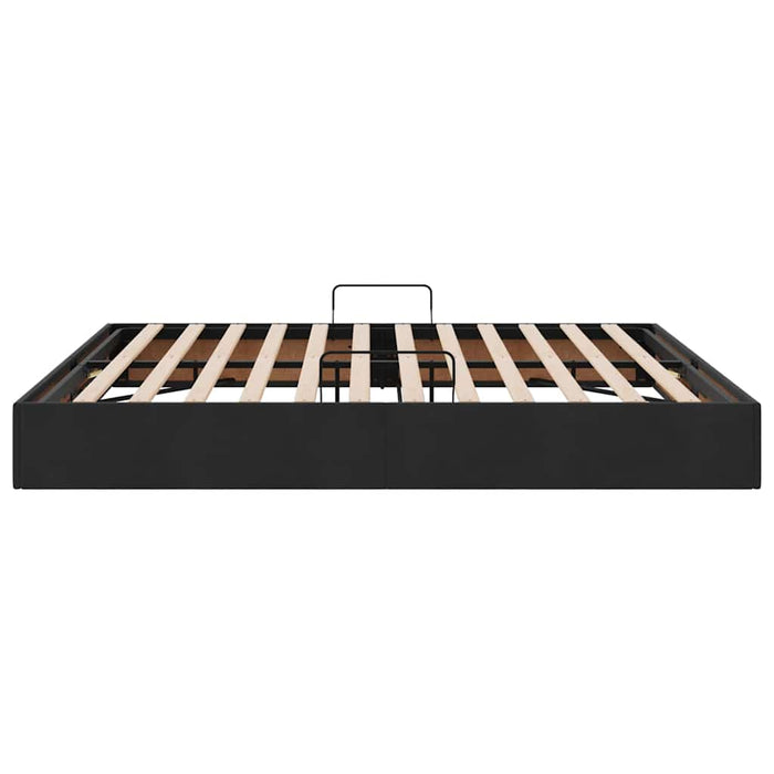 Pat cu storage cu saltea Negru 180 x 200 cm Catifea - WALTI WALTI