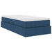 Pat cu saltea și spațiu de depozitare albastru 90 x 190 cm - WALTI WALTI