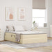Pat cu saltea și spațiu de depozitare Crem 140 x 190 cm - WALTI WALTI