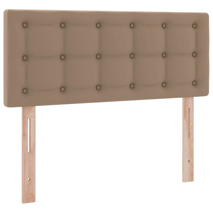 Pat cu storage Cappuccino 120 x 200 cm Piele artificială - WALTI WALTI