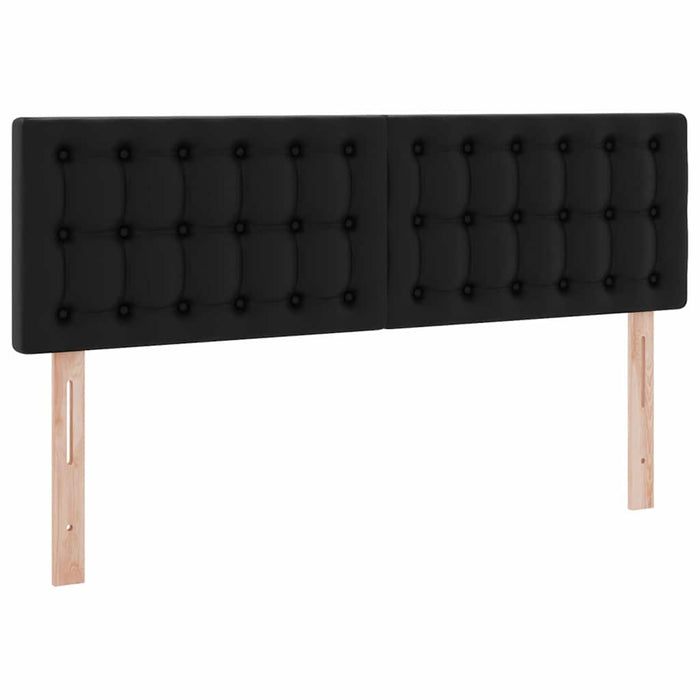 Pat cu saltea și spațiu de depozitare Negru 140 x 200 cm - WALTI WALTI