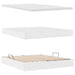 Pat cu storage cu saltea Alb pur 180 x 200 cm Piele artificială - WALTI WALTI