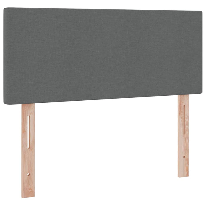 Pat cu saltea și spațiu de depozitare Gri închis 120 x 200 cm - WALTI WALTI