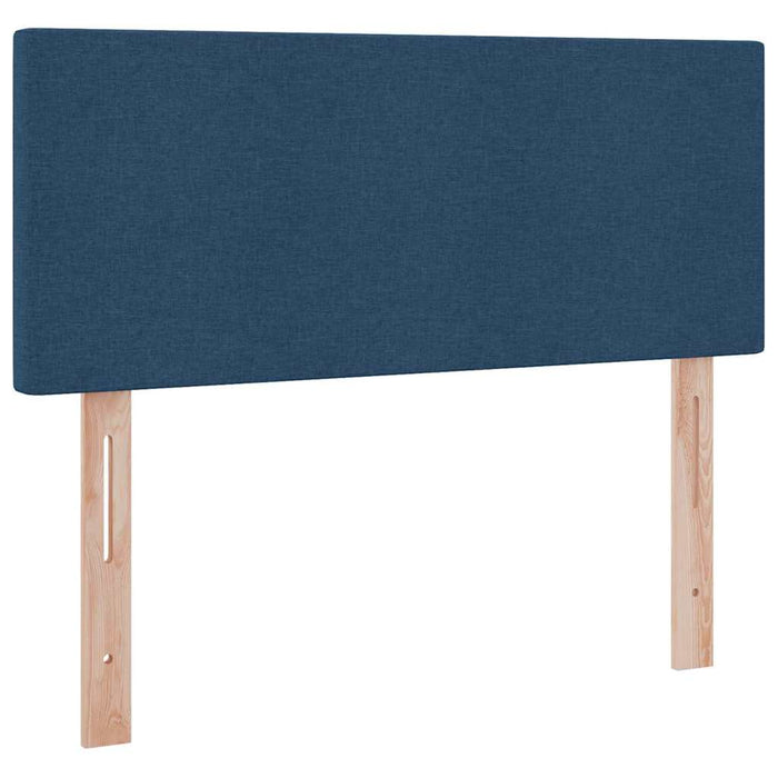 Pat cu saltea și spațiu de depozitare albastru 120 x 200 cm - WALTI WALTI