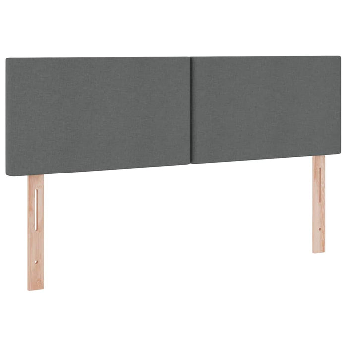 Pat cu saltea și spațiu de depozitare Gri închis 140 x 190 cm - WALTI WALTI