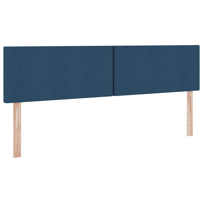 Pat cu saltea și spațiu de depozitare albastru 160 x 200 cm - WALTI WALTI