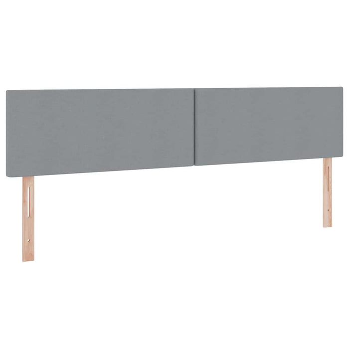Pat cu saltea și spațiu de depozitare Gri deschis 200 x 200 cm - WALTI WALTI