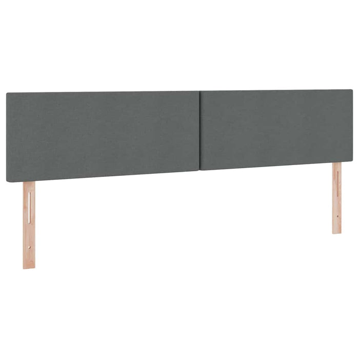 Pat cu saltea și spațiu de depozitare Gri închis 200 x 200 cm - WALTI WALTI