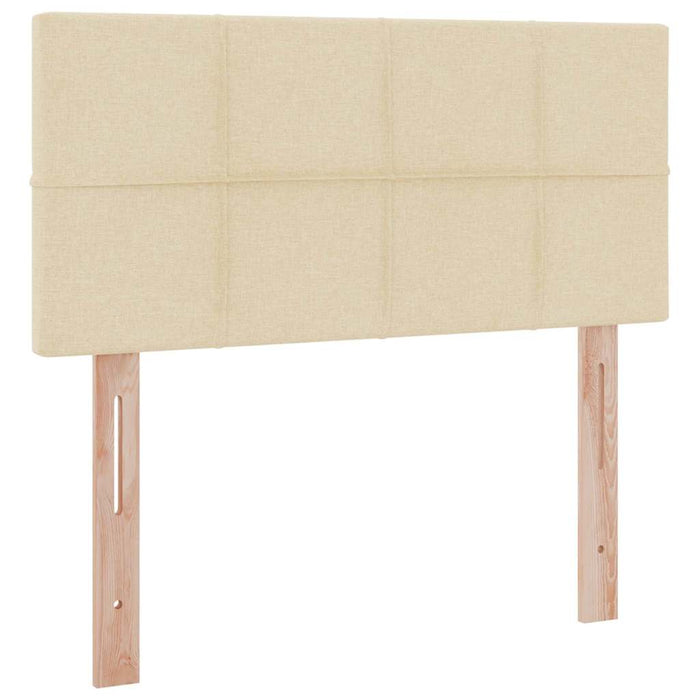 Pat cu saltea și spațiu de depozitare Creme 90 x 190 cm - WALTI WALTI
