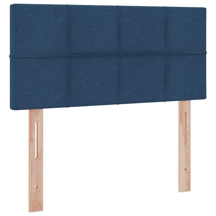Pat cu saltea și spațiu de depozitare albastru 90 x 200 cm - WALTI WALTI