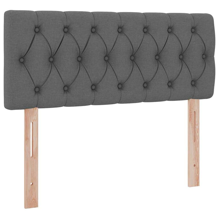 Pat cu saltea și spațiu de depozitare Gri închis 120 x 200 cm - WALTI WALTI