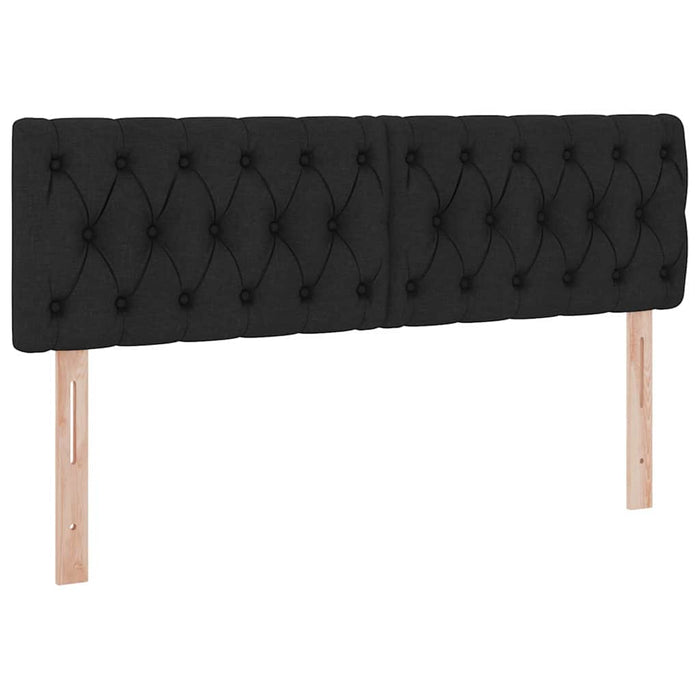 Pat cu saltea și spațiu de depozitare Negru 140 x 190 cm - WALTI WALTI