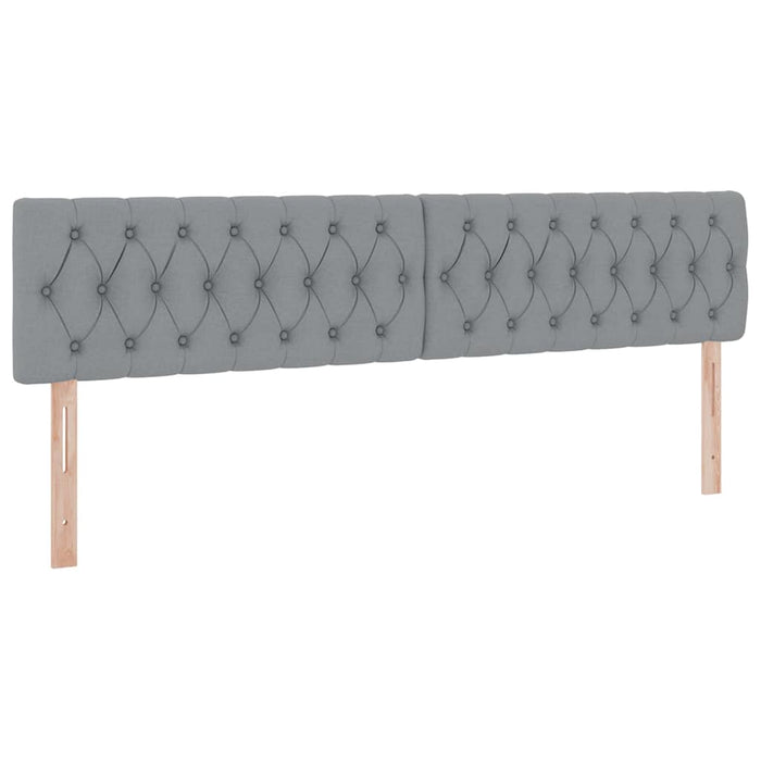 Pat cu saltea și spațiu de depozitare Gri deschis 200 x 200 cm - WALTI WALTI