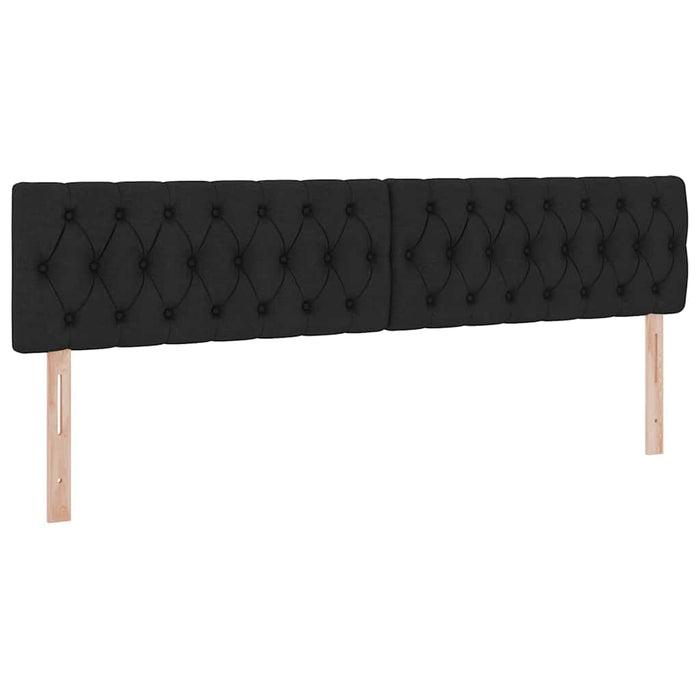 Pat cu saltea și spațiu de depozitare Negru 200 x 200 cm - WALTI WALTI