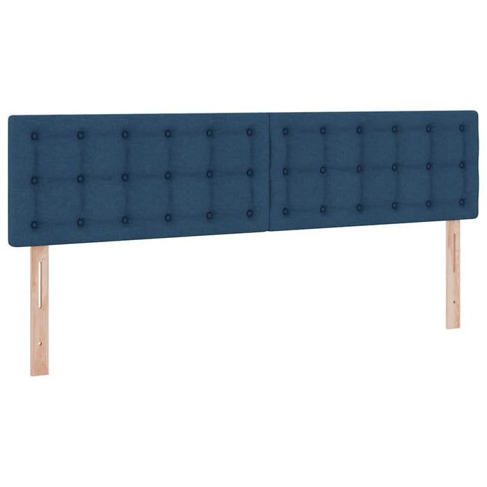Pat cu saltea și spațiu de depozitare albastru 160 x 200 cm - WALTI WALTI