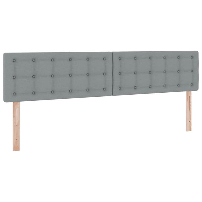 Pat cu saltea și spațiu de depozitare Gri deschis 200 x 200 cm - WALTI WALTI