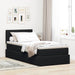 Pat cu storage cu saltea cu headboard Negru 90 x 200 cm Catifea - WALTI WALTI