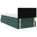 Pat cu storage cu saltea Verde închis 90 x 200 cm Catifea - WALTI WALTI