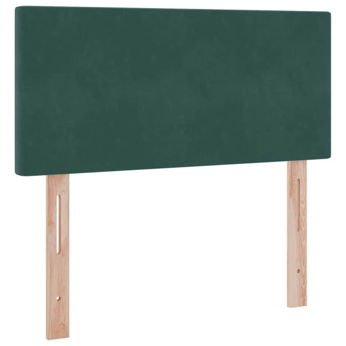 Pat cu storage cu saltea Verde închis 90 x 200 cm Catifea - WALTI WALTI