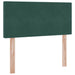Pat cu storage cu saltea Verde închis 90 x 200 cm Catifea - WALTI WALTI