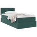 Pat cu storage cu saltea Verde închis 100 x 200 cm Catifea - WALTI WALTI