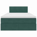 Pat cu storage cu saltea Verde închis 120 x 200 cm Catifea - WALTI WALTI