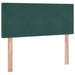 Pat cu storage cu saltea Verde închis 120 x 200 cm Catifea - WALTI WALTI