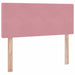 Pat cu storage cu saltea cu headboard Roz 120 x 200 cm Catifea - WALTI WALTI