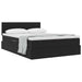 Pat cu storage cu saltea Negru 140 x 190 cm Catifea - WALTI WALTI