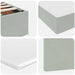 Pat cu storage cu saltea Gri deschis 140 x 200 cm Catifea - WALTI WALTI