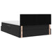 Pat cu storage cu saltea Negru 140 x 200 cm Catifea - WALTI WALTI