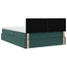 Pat cu storage cu saltea Verde închis 140 x 200 cm Catifea - WALTI WALTI