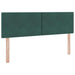 Pat cu storage cu saltea Verde închis 140 x 200 cm Catifea - WALTI WALTI