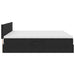 Pat cu storage cu saltea Negru 200 x 200 cm Catifea - WALTI WALTI