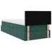 Pat cu storage cu saltea Verde închis 90 x 200 cm Catifea - WALTI WALTI