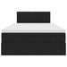 Pat cu storage cu saltea Negru 120 x 190 cm Catifea - WALTI WALTI