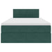 Pat cu storage cu saltea Verde închis 120 x 200 cm Catifea - WALTI WALTI