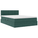 Pat cu storage cu saltea Verde închis 140 x 190 cm Catifea - WALTI WALTI