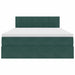 Pat cu storage cu saltea Verde închis 140 x 190 cm Catifea - WALTI WALTI